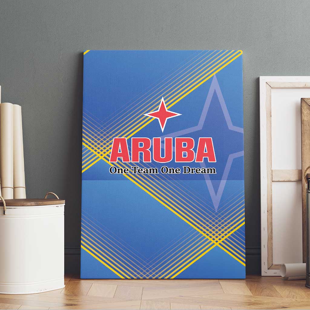 Sport Team Aruba Canvas Wall Art One Team One Dream
