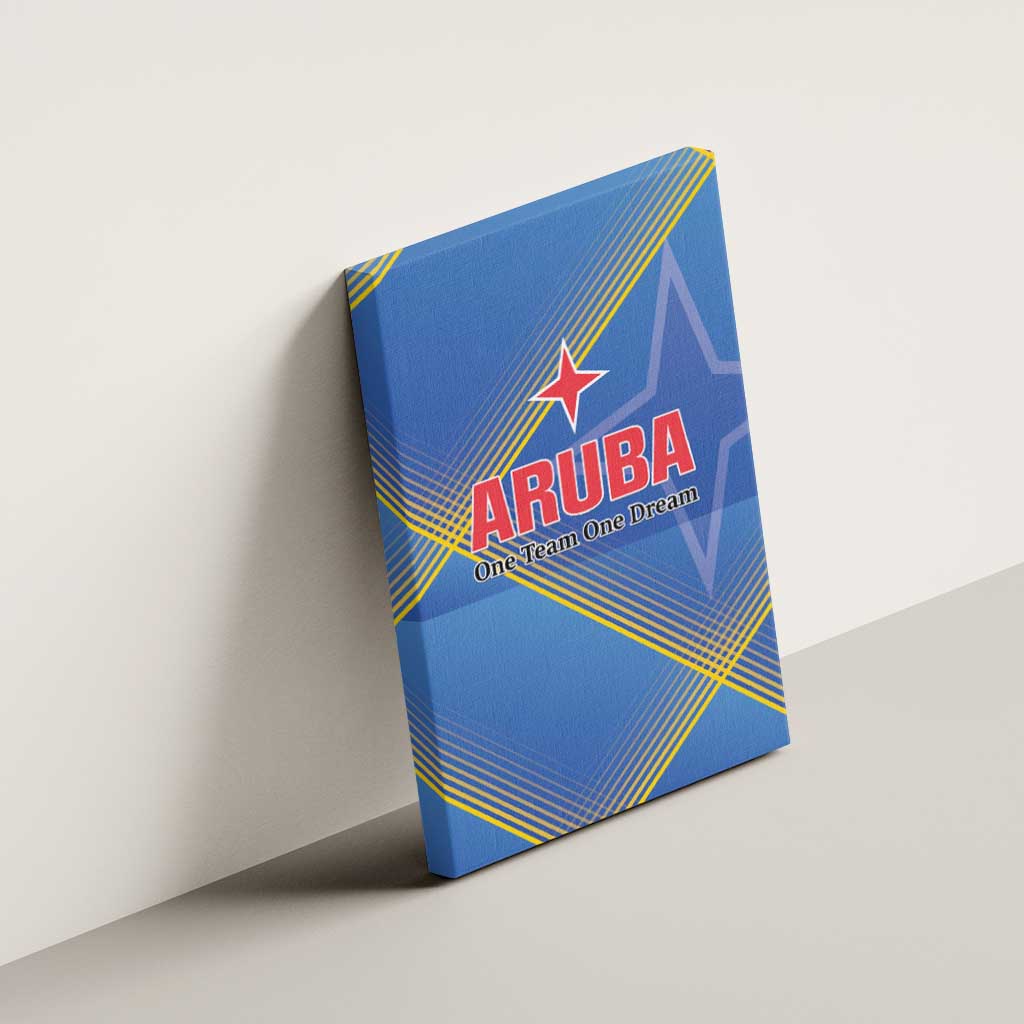 Sport Team Aruba Canvas Wall Art One Team One Dream