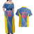 Custom Sport Team Aruba Couples Matching Off Shoulder Maxi Dress and Hawaiian Shirt One Team One Dream