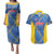 Custom Sport Team Aruba Couples Matching Puletasi and Hawaiian Shirt One Team One Dream