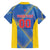 Custom Sport Team Aruba Family Matching Off Shoulder Maxi Dress and Hawaiian Shirt One Team One Dream