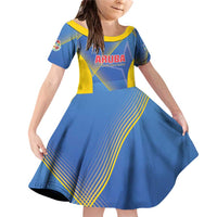 Custom Sport Team Aruba Family Matching Off Shoulder Short Dress and Hawaiian Shirt One Team One Dream