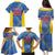 Custom Sport Team Aruba Family Matching Puletasi and Hawaiian Shirt One Team One Dream