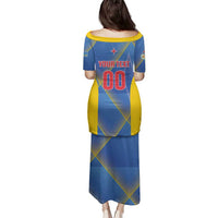 Custom Sport Team Aruba Family Matching Puletasi and Hawaiian Shirt One Team One Dream