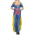 Custom Sport Team Aruba Family Matching Summer Maxi Dress and Hawaiian Shirt One Team One Dream