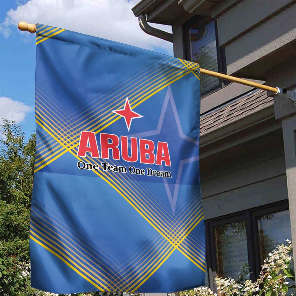 Sport Team Aruba Garden Flag One Team One Dream