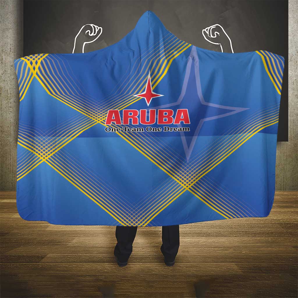 Sport Team Aruba Hooded Blanket One Team One Dream