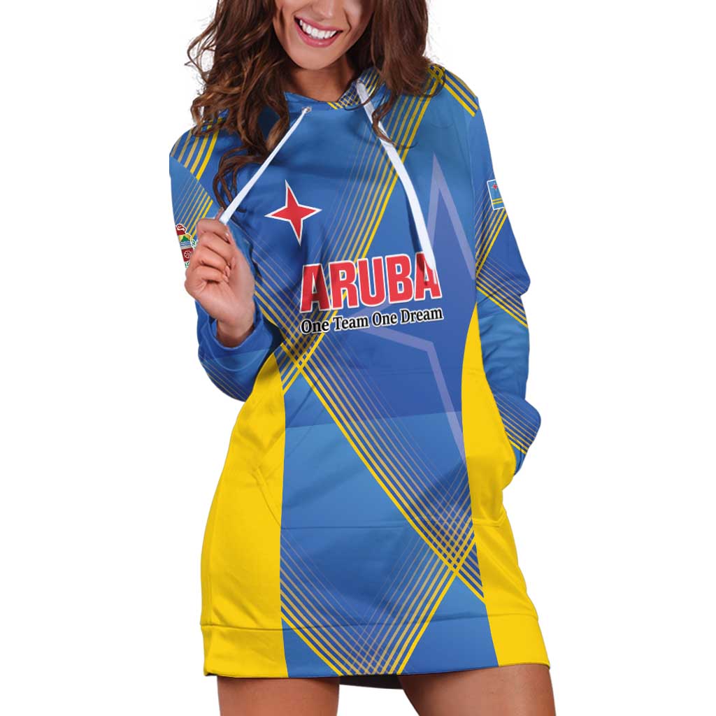 Custom Sport Team Aruba Hoodie Dress One Team One Dream