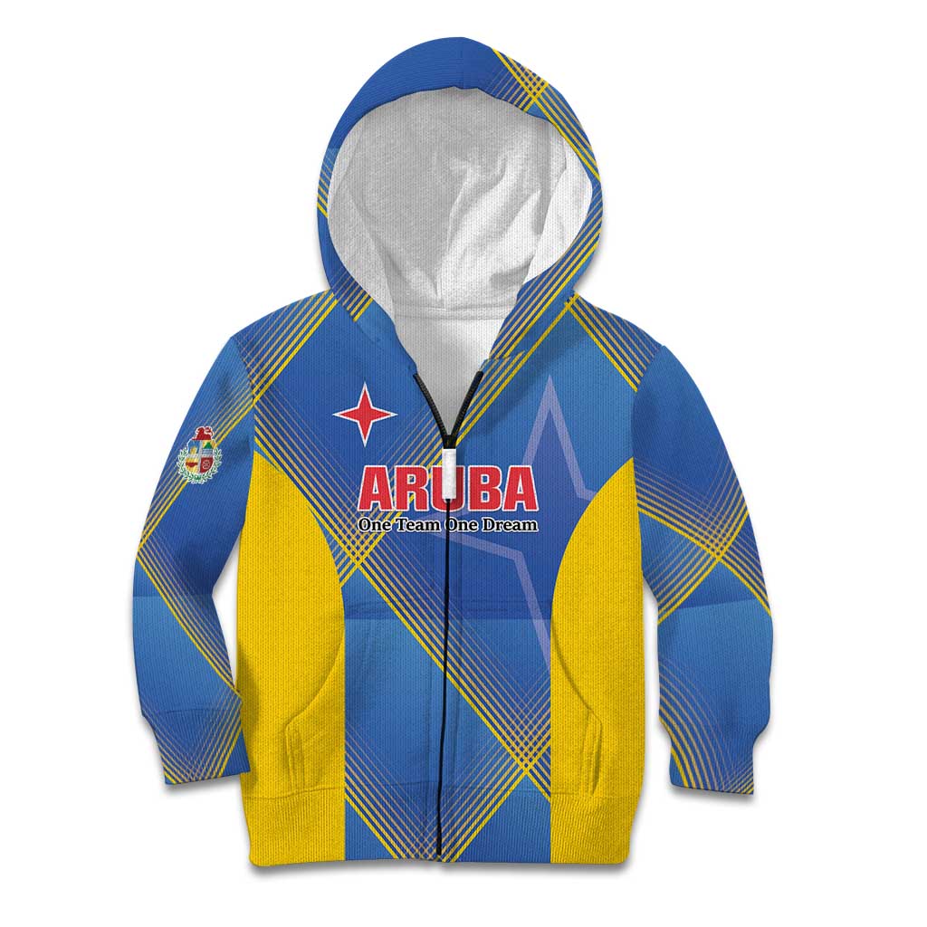Custom Sport Team Aruba Kid Hoodie One Team One Dream