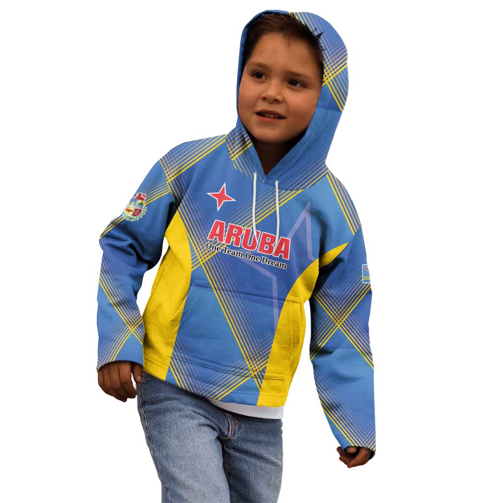 Custom Sport Team Aruba Kid Hoodie One Team One Dream