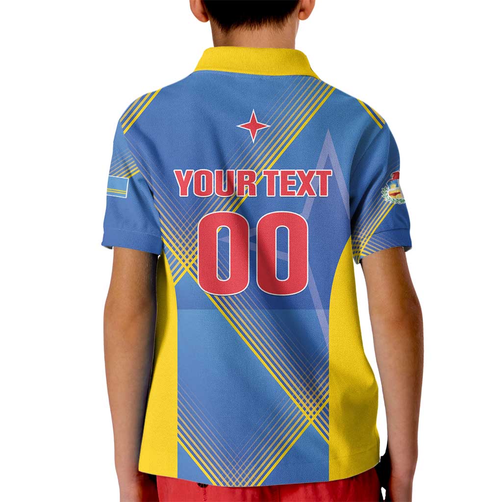 Custom Sport Team Aruba Kid Polo Shirt One Team One Dream