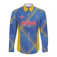 Custom Sport Team Aruba Long Sleeve Button Shirt One Team One Dream