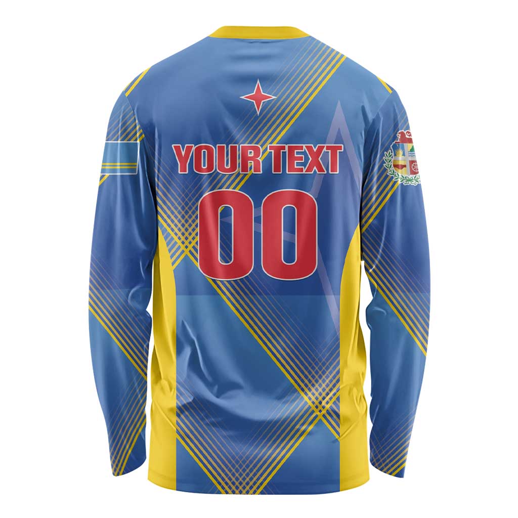 Custom Sport Team Aruba Long Sleeve Shirt One Team One Dream