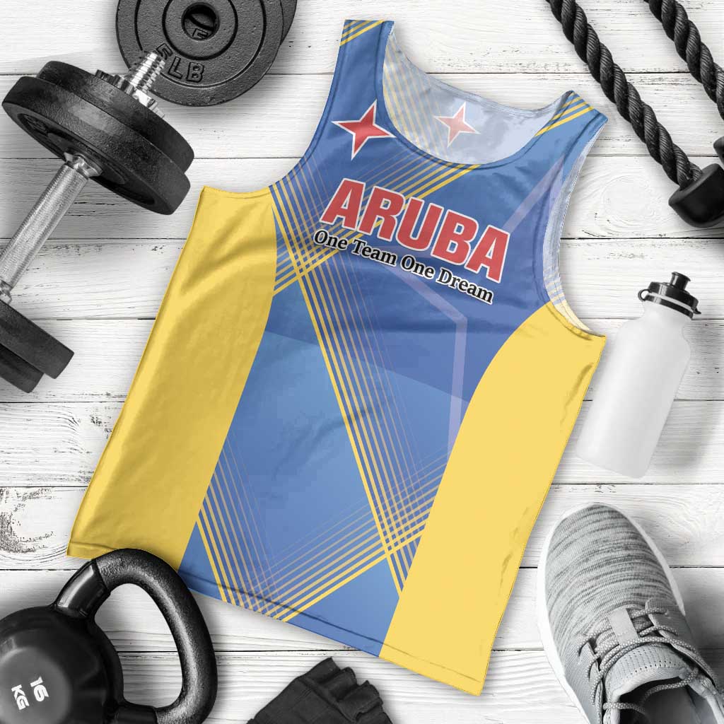 Custom Sport Team Aruba Men Tank Top One Team One Dream