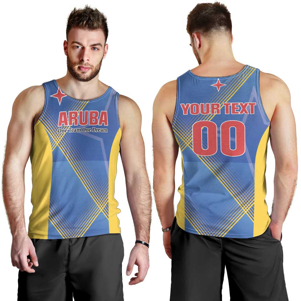 Custom Sport Team Aruba Men Tank Top One Team One Dream