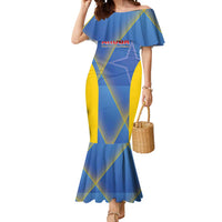 Custom Sport Team Aruba Mermaid Dress One Team One Dream