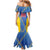 Custom Sport Team Aruba Mermaid Dress One Team One Dream