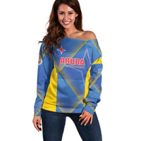 Custom Sport Team Aruba Off Shoulder Sweater One Team One Dream
