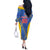 Custom Sport Team Aruba Off The Shoulder Long Sleeve Dress One Team One Dream