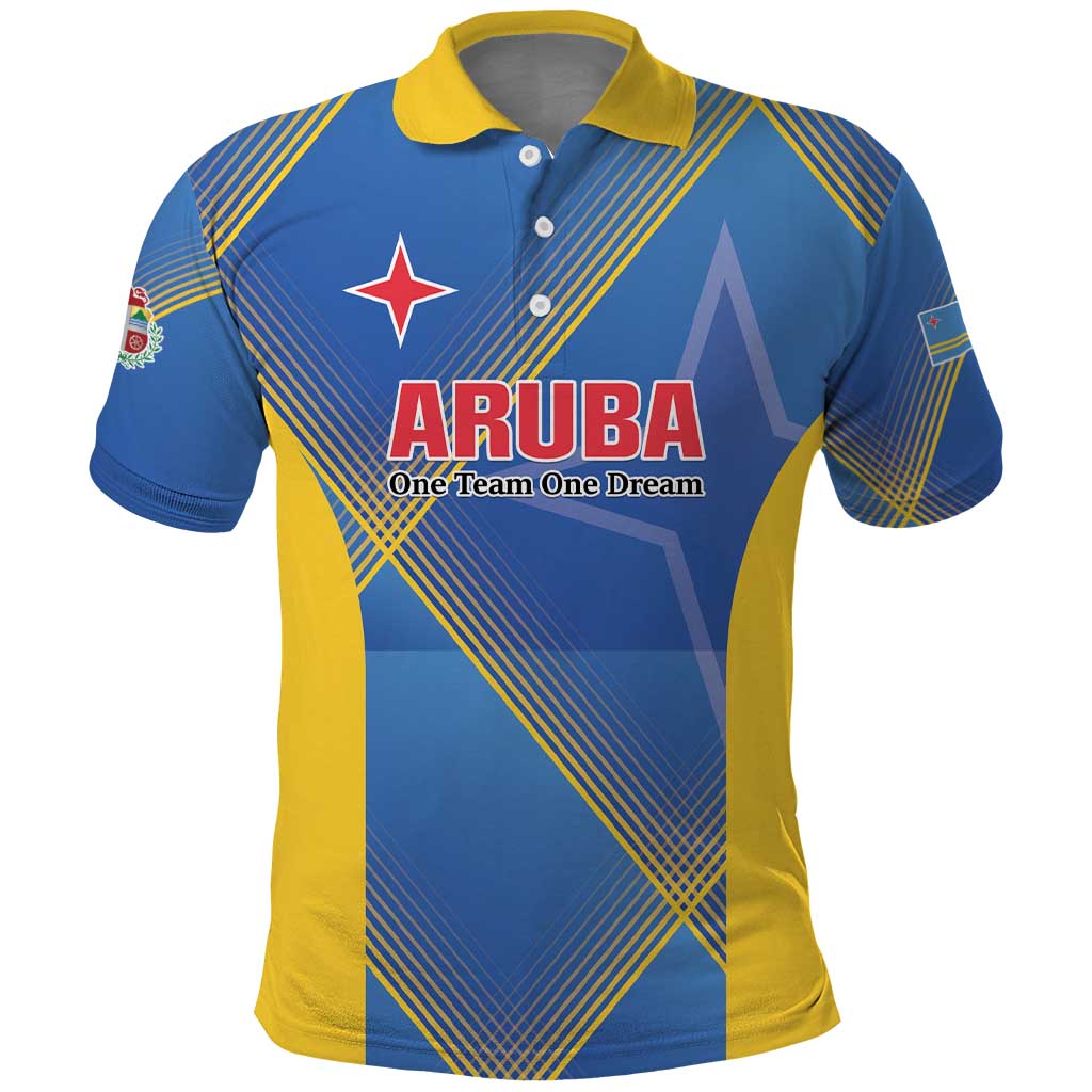 Custom Sport Team Aruba Polo Shirt One Team One Dream