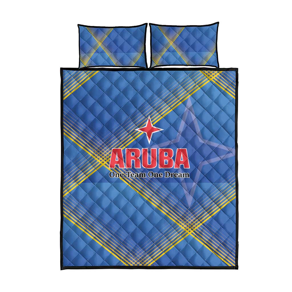 Sport Team Aruba Quilt Bed Set One Team One Dream