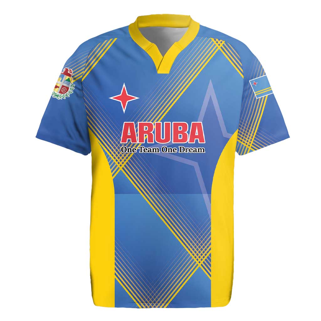 Custom Sport Team Aruba Rugby Jersey One Team One Dream