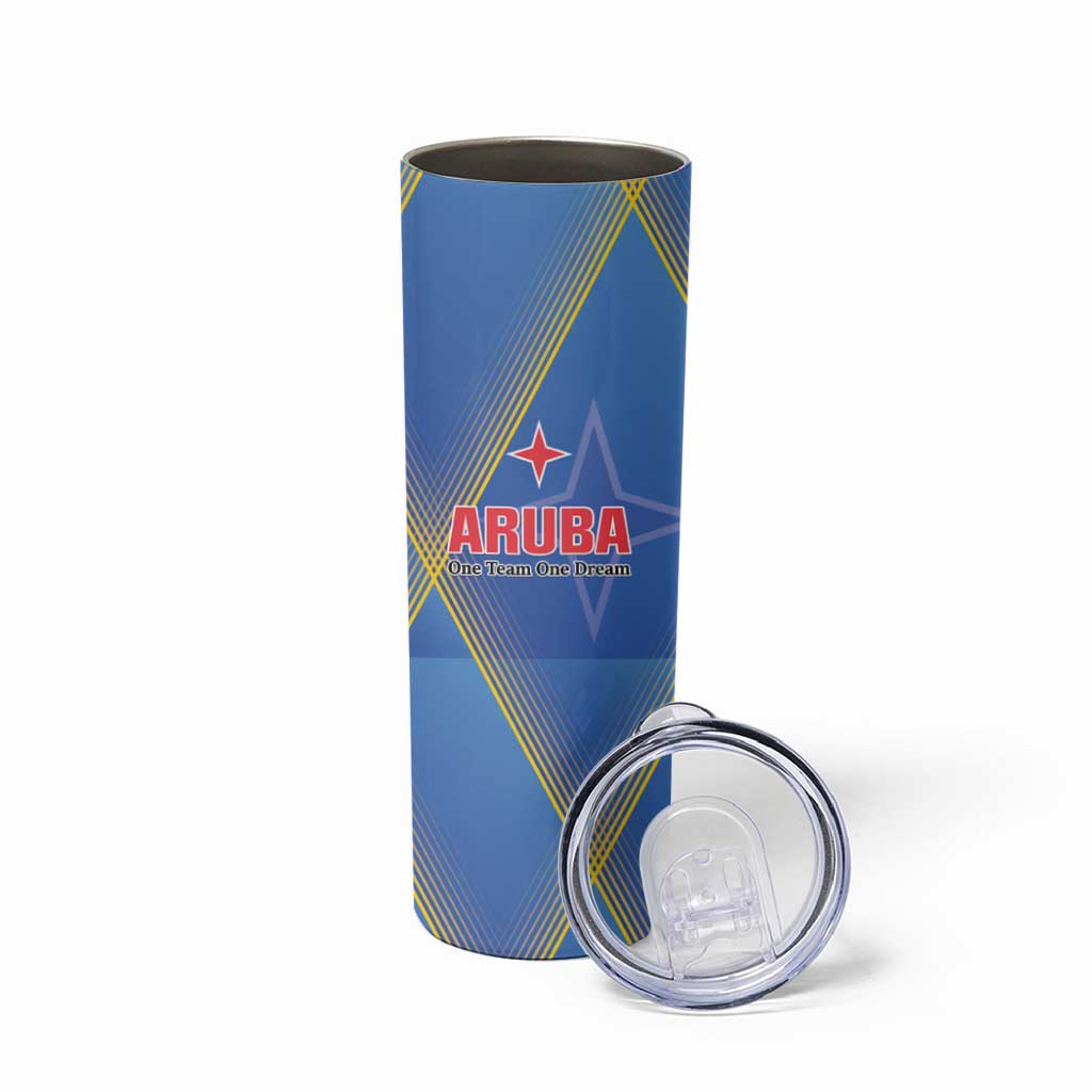 Custom Sport Team Aruba Skinny Tumbler One Team One Dream
