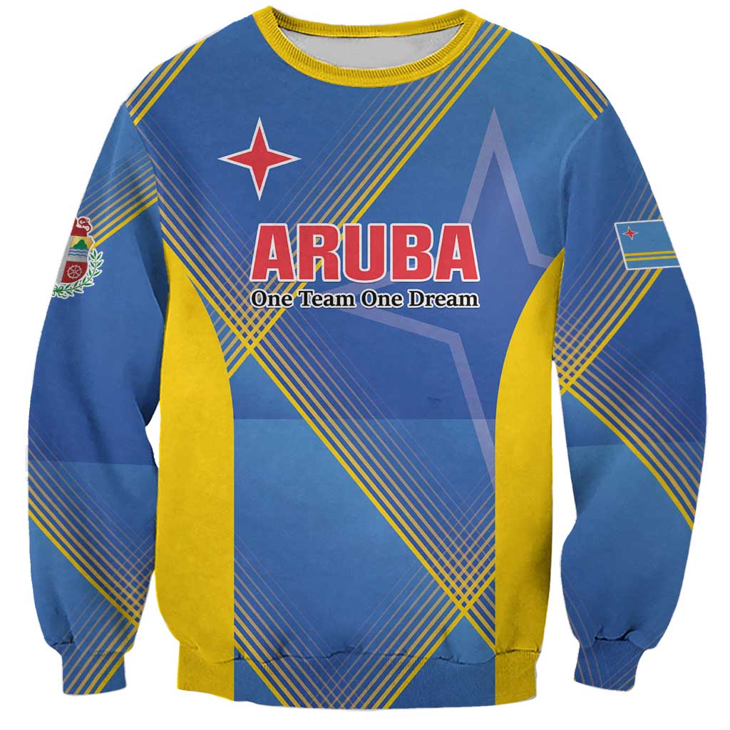 Custom Sport Team Aruba Sweatshirt One Team One Dream