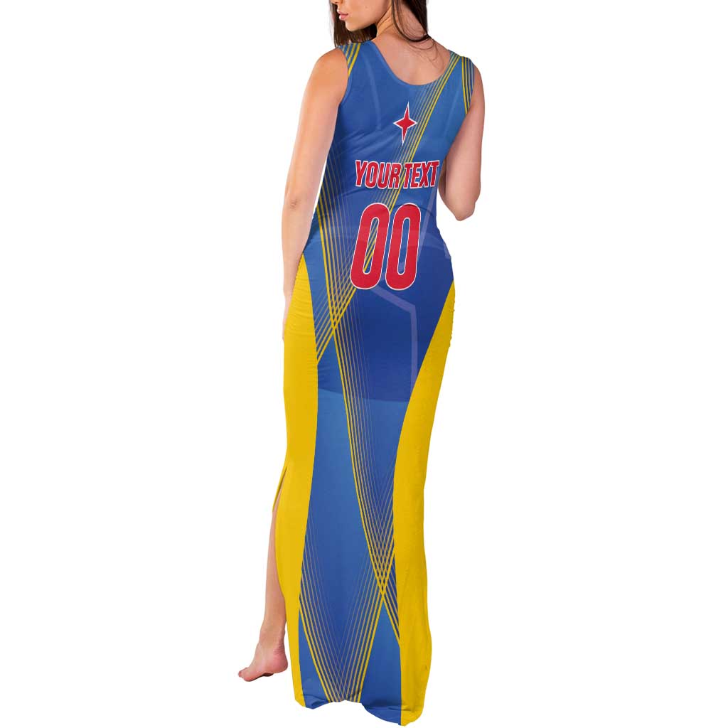 Custom Sport Team Aruba Tank Maxi Dress One Team One Dream