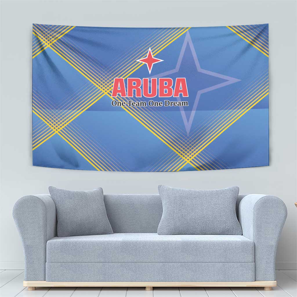 Sport Team Aruba Tapestry One Team One Dream