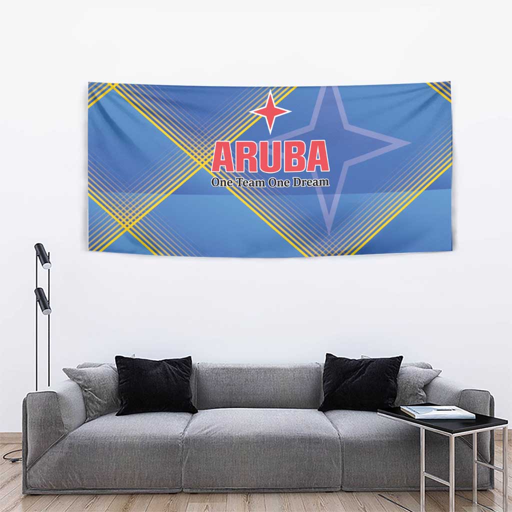 Sport Team Aruba Tapestry One Team One Dream