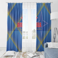 Sport Team Aruba Window Curtain One Team One Dream