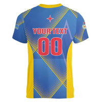 Custom Sport Team Aruba Women V-Neck T-Shirt One Team One Dream