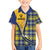 Barbados Celtic Festival Hawaiian Shirt Yellow Blue Tartan Zipper Stylized
