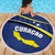Curacao Flag Day Beach Blanket Korsou Map Simple Style