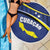 Curacao Flag Day Beach Blanket Korsou Map Simple Style