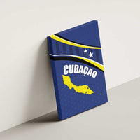 Curacao Flag Day Canvas Wall Art Korsou Map Simple Style