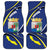 Curacao Flag Day Car Mats Korsou Map Simple Style