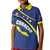 Curacao Flag Day Kid Polo Shirt Korsou Map Simple Style