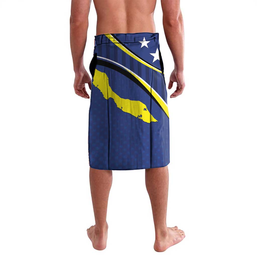 Curacao Flag Day Lavalava Korsou Map Simple Style