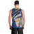 Curacao Flag Day Men Tank Top Korsou Map Simple Style