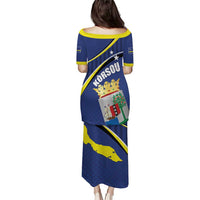 Curacao Flag Day Puletasi Korsou Map Simple Style