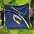 Curacao Flag Day Quilt Korsou Map Simple Style