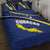 Curacao Flag Day Quilt Bed Set Korsou Map Simple Style