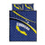 Curacao Flag Day Quilt Bed Set Korsou Map Simple Style
