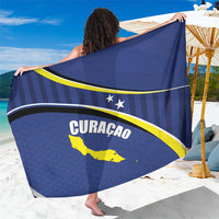 Curacao Flag Day Sarong Korsou Map Simple Style