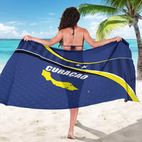Curacao Flag Day Sarong Korsou Map Simple Style