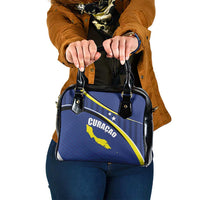 Curacao Flag Day Shoulder Handbag Korsou Map Simple Style