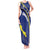Curacao Flag Day Tank Maxi Dress Korsou Map Simple Style