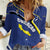 Curacao Flag Day Women Casual Shirt Korsou Map Simple Style